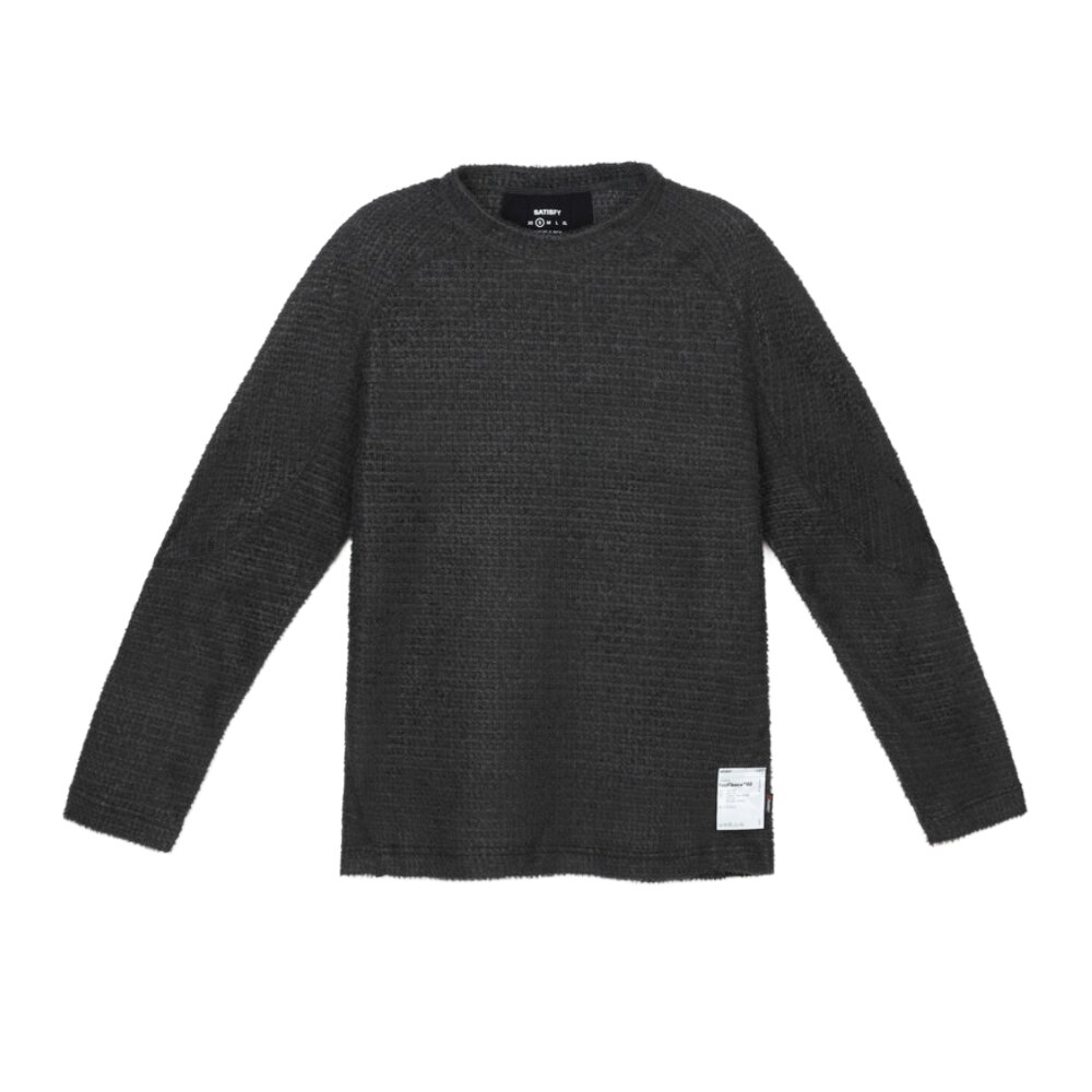 SATISFY FuzzFleece AD Langermet Trøye Herre Sort