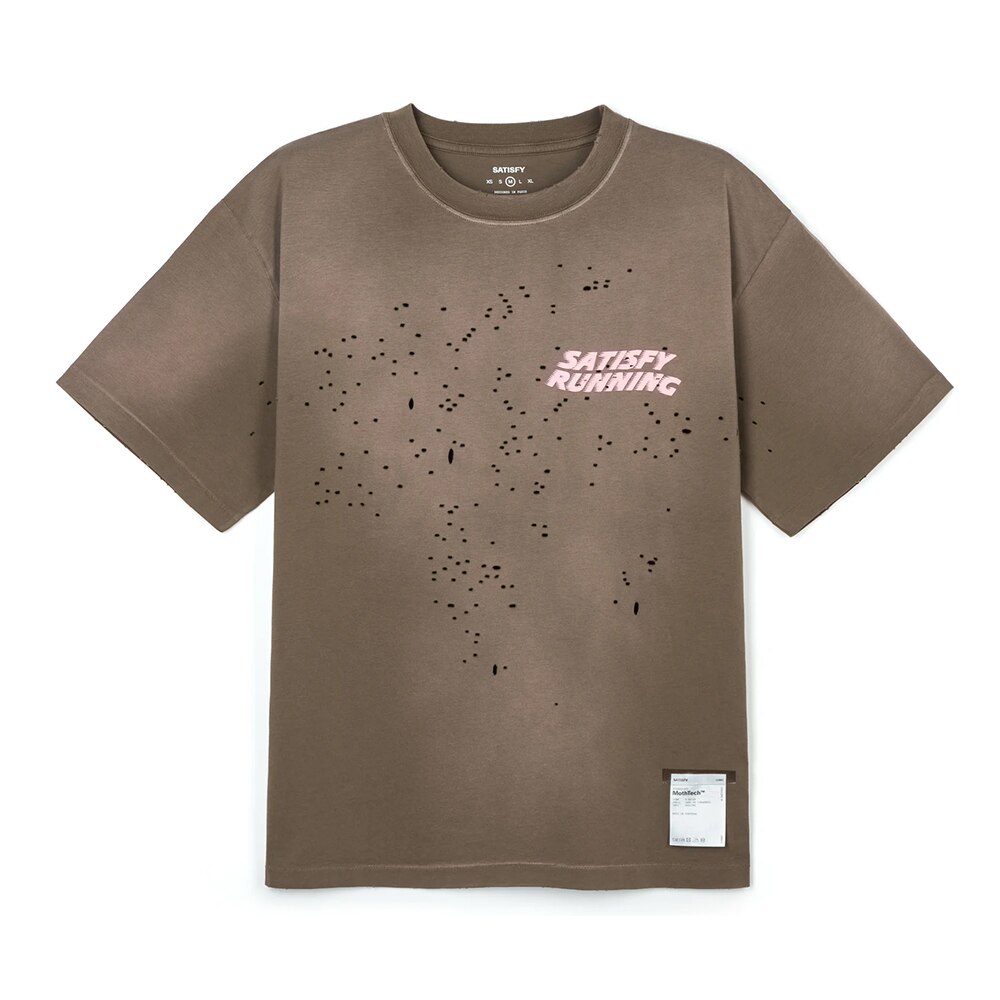 Satisfy MothTech T-skjorte Herre Brun