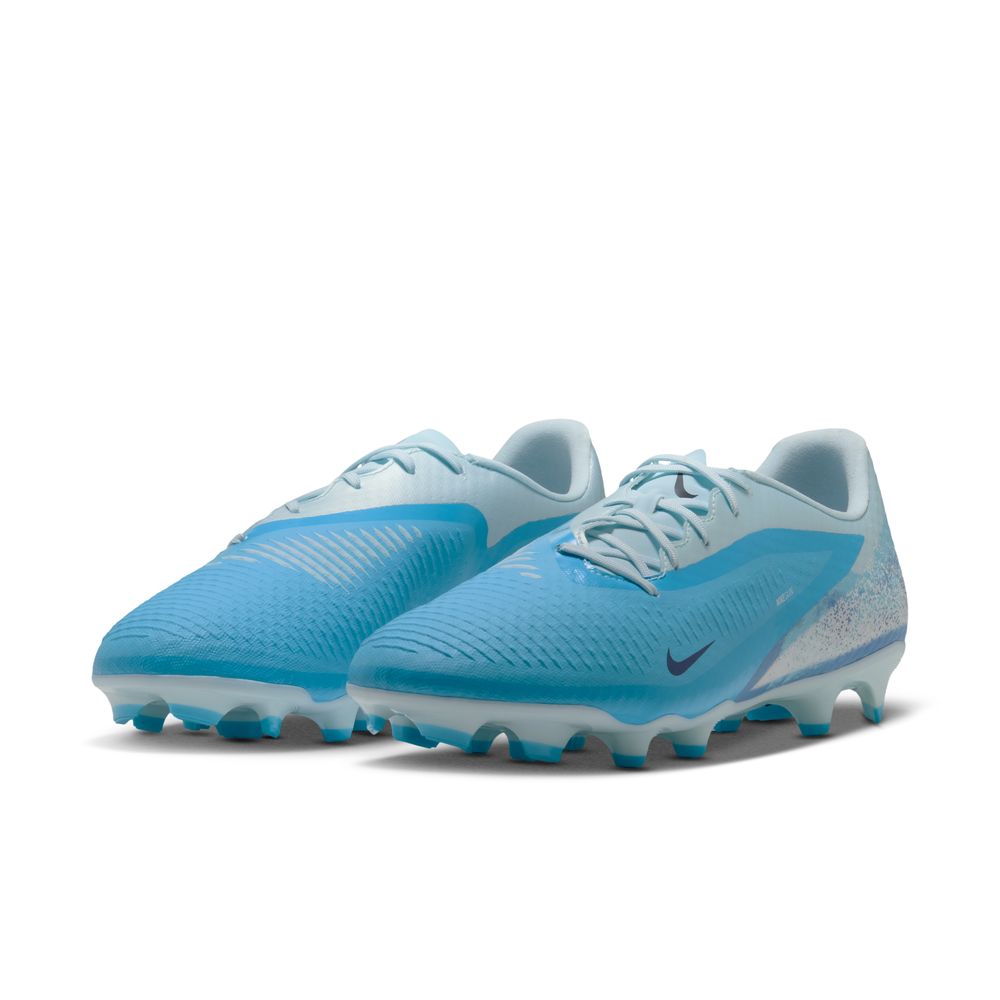 Nike Phantom 6 Low Academy FG/MG Fotballsko Haaland Blå