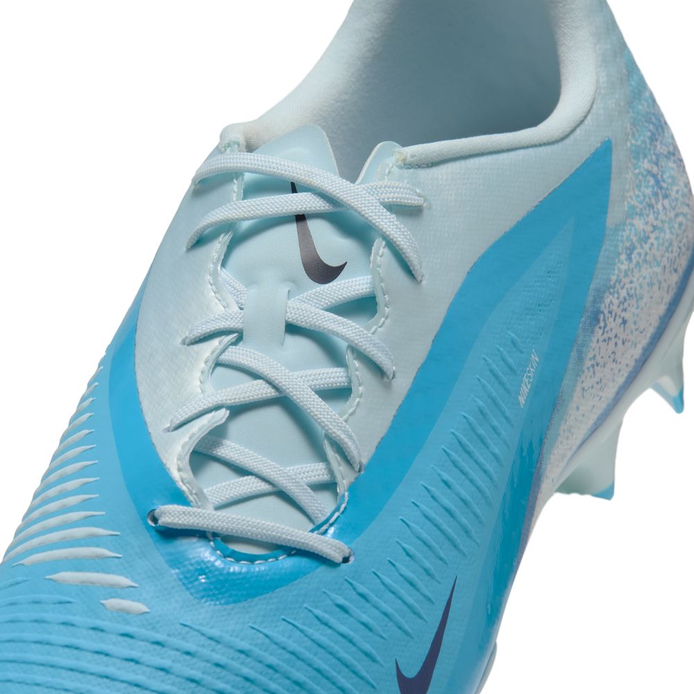 Nike Phantom 6 Low Academy FG/MG Fotballsko Haaland Blå