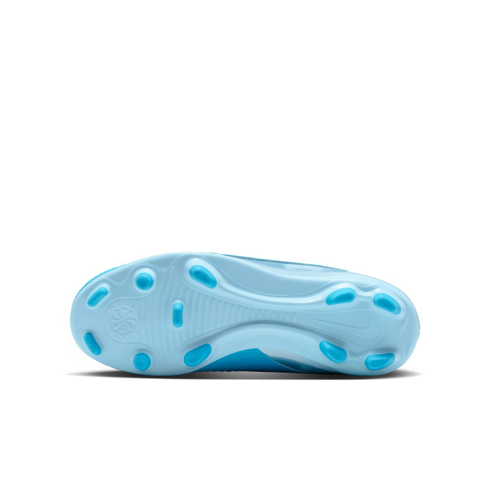 Nike Phantom 6 Low Club FG/MG Fotballsko Barn Haaland Blå