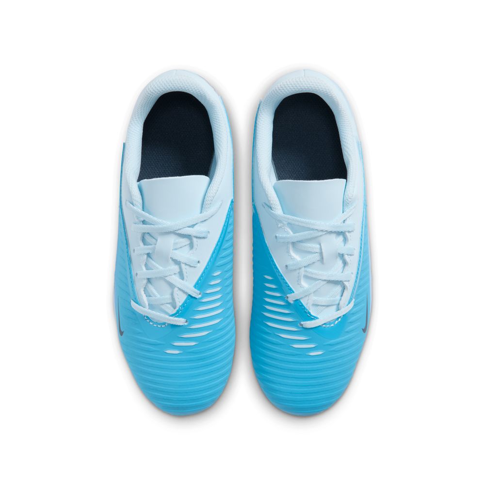 Nike Phantom 6 Low Club FG/MG Fotballsko Barn Haaland Blå