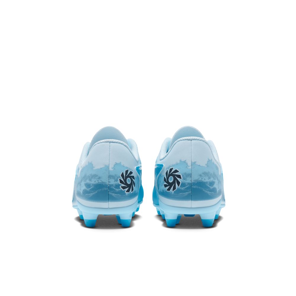 Nike Phantom 6 Low Club FG/MG Fotballsko Barn Haaland Blå