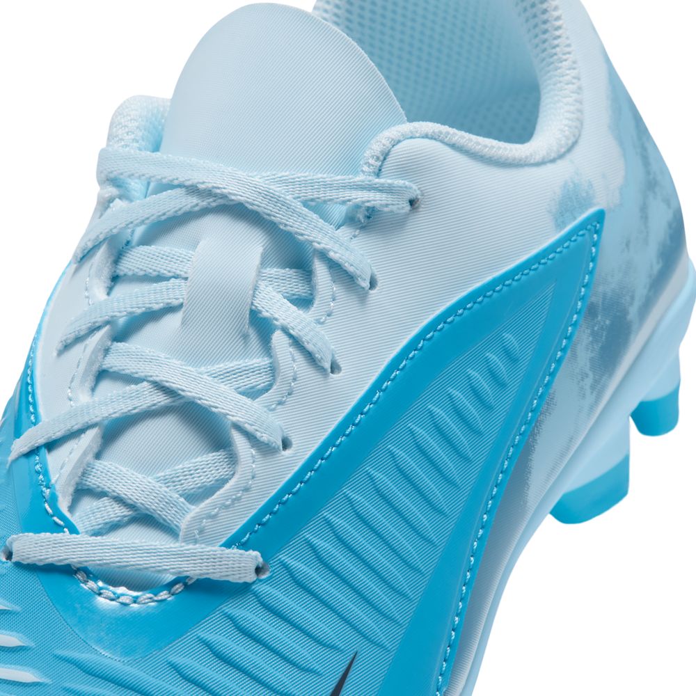 Nike Phantom 6 Low Club FG/MG Fotballsko Barn Haaland Blå