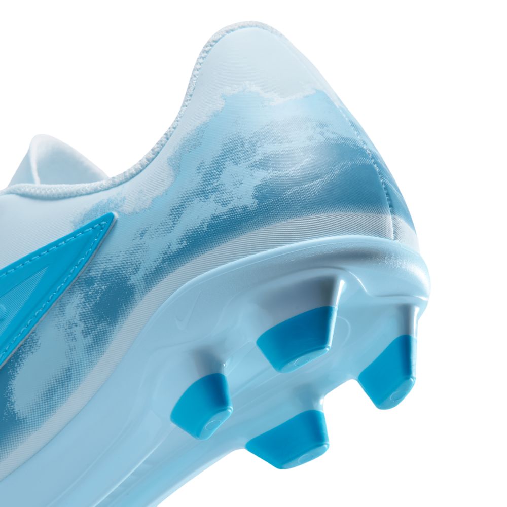 Nike Phantom 6 Low Club FG/MG Fotballsko Barn Haaland Blå