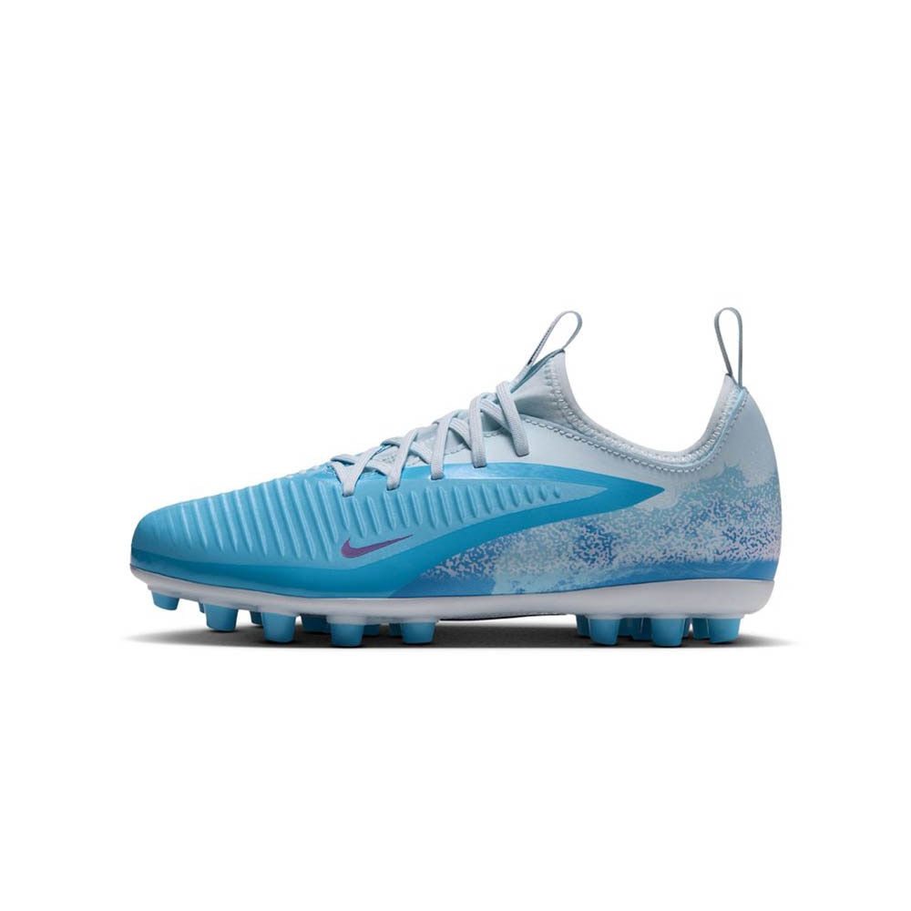 Nike Phantom 6 Low Academy AG Fotballsko Barn Haaland Blå