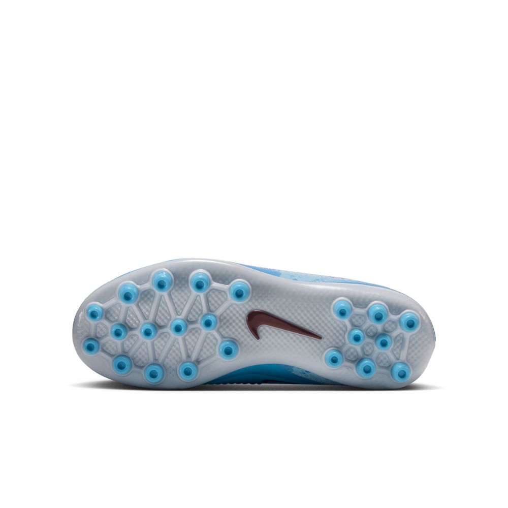 Nike Phantom 6 Low Academy AG Fotballsko Barn Haaland Blå