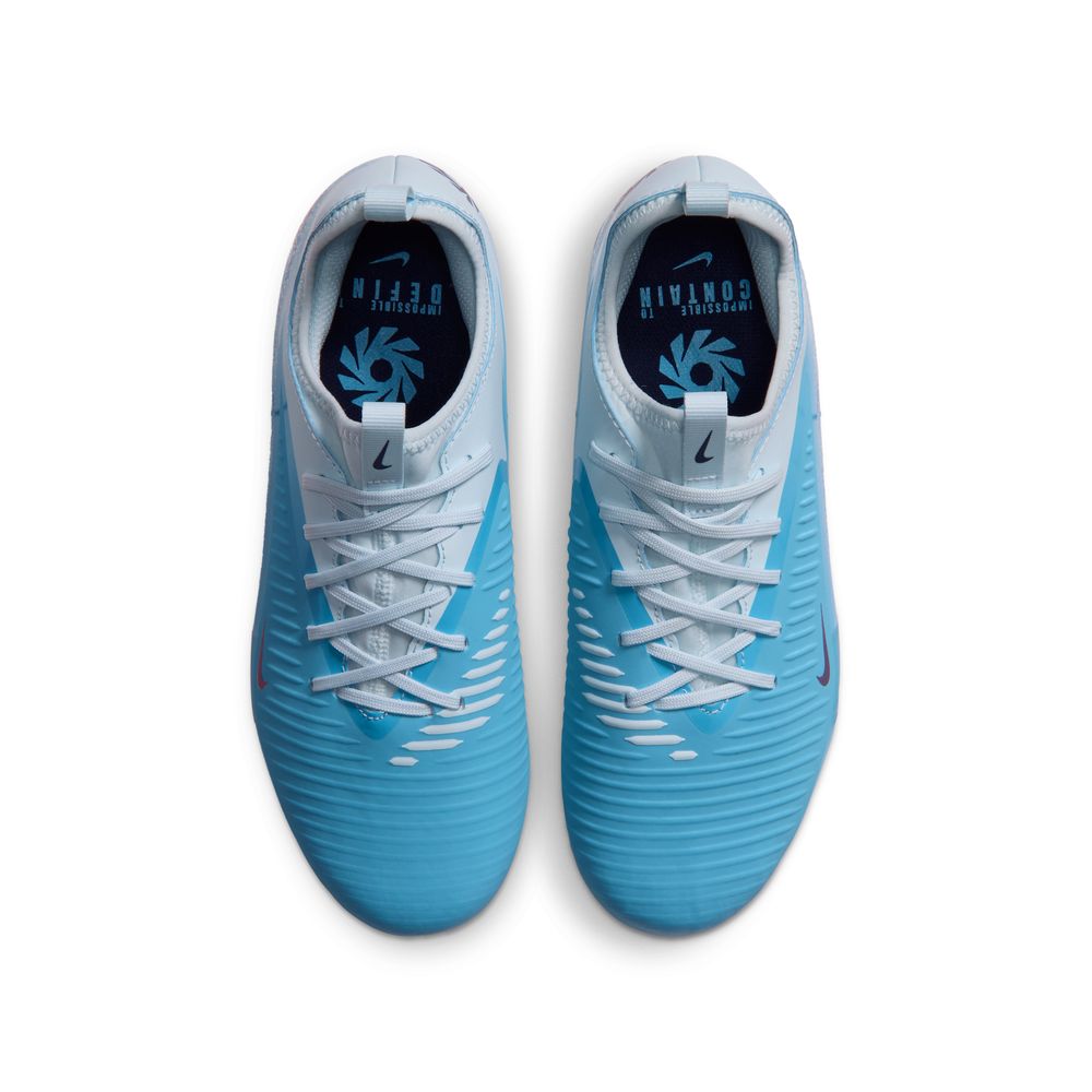 Nike Phantom 6 Low Academy AG Fotballsko Barn Haaland Blå