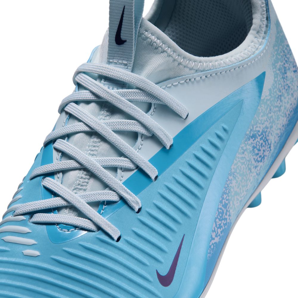 Nike Phantom 6 Low Academy AG Fotballsko Barn Haaland Blå