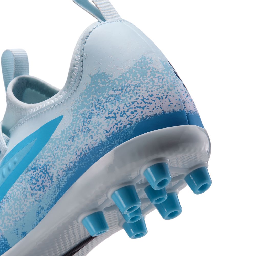 Nike Phantom 6 Low Academy AG Fotballsko Barn Haaland Blå
