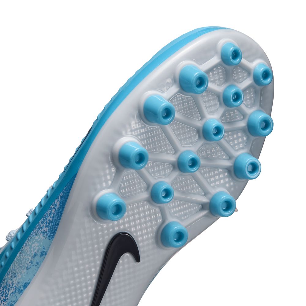 Nike Phantom 6 Low Academy AG Fotballsko Barn Haaland Blå