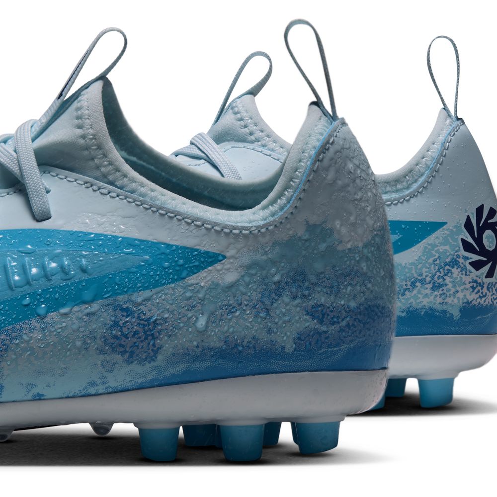 Nike Phantom 6 Low Academy AG Fotballsko Barn Haaland Blå
