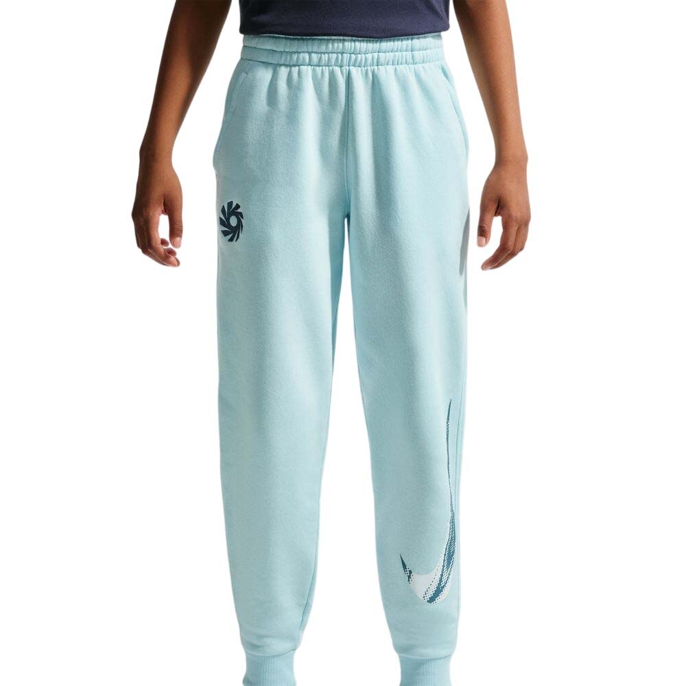 Nike Haaland Club Fleece Fritidsbukse Barn Lyseblå