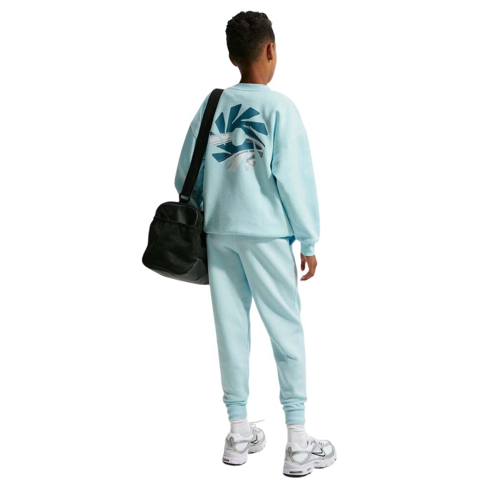 Nike Haaland Club Fleece Fritidsbukse Barn Lyseblå