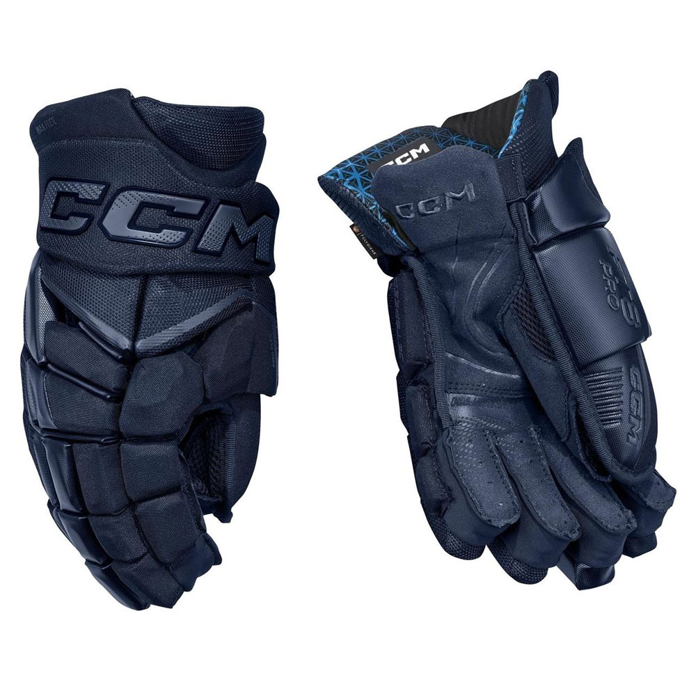 Ccm JetSpeed FT8 PRO Junior Hockeyhanske Marine