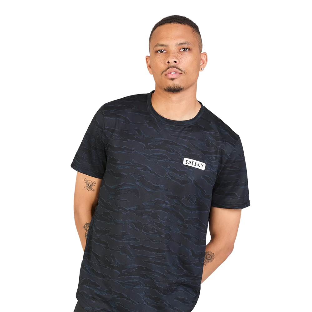 Saysky Tiger Combat T-skjorte Herre Sort
