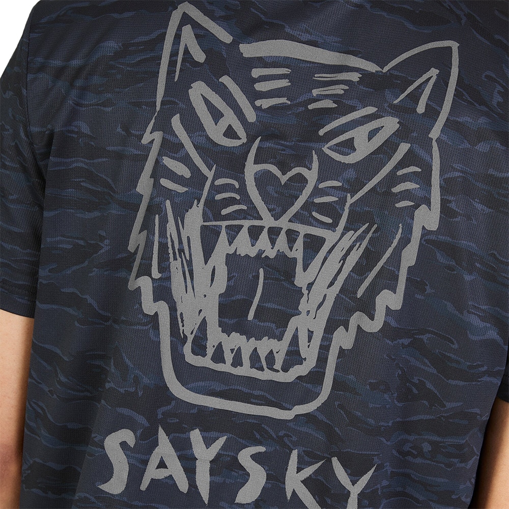 Saysky Tiger Combat T-skjorte Herre Sort