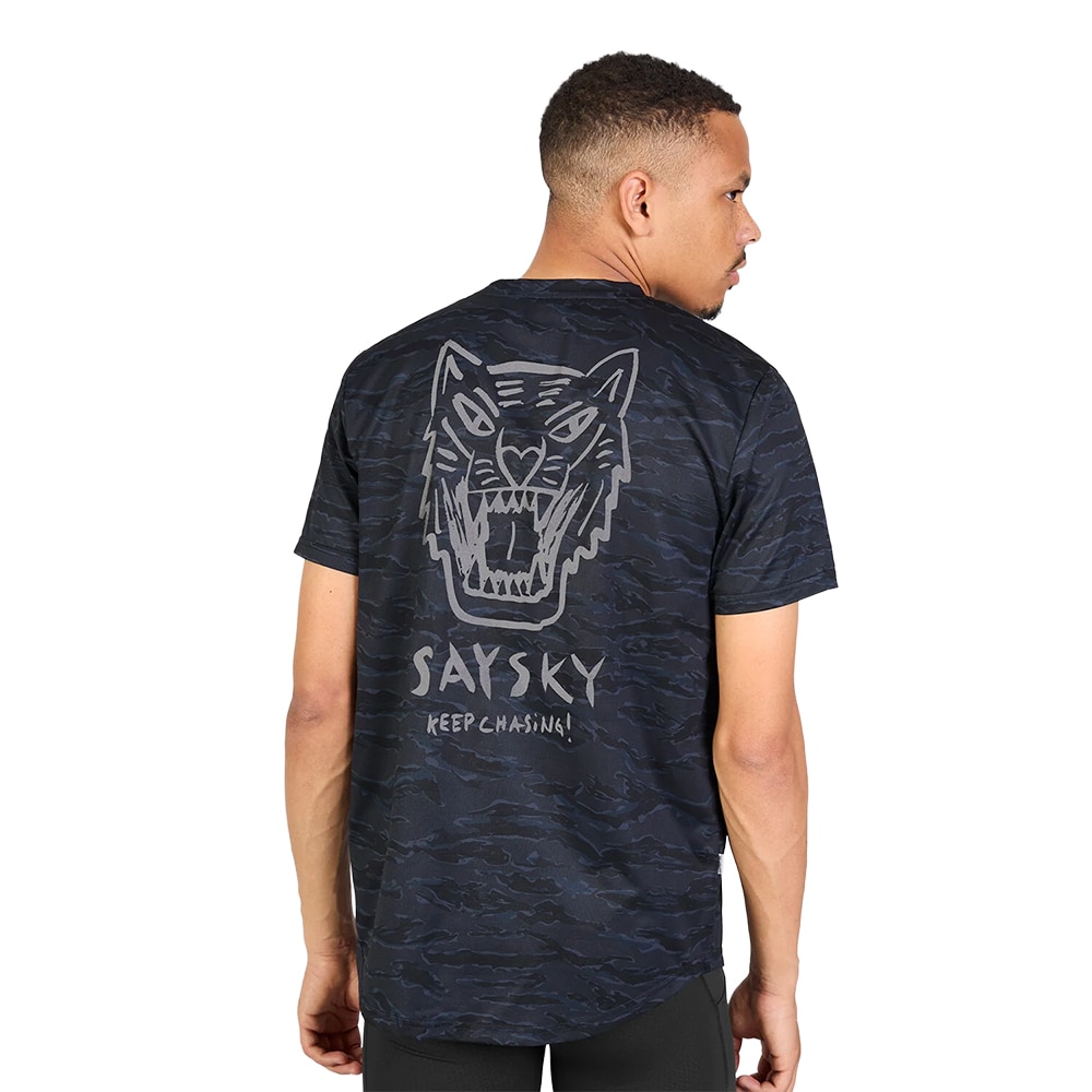 Saysky Tiger Combat T-skjorte Herre Sort