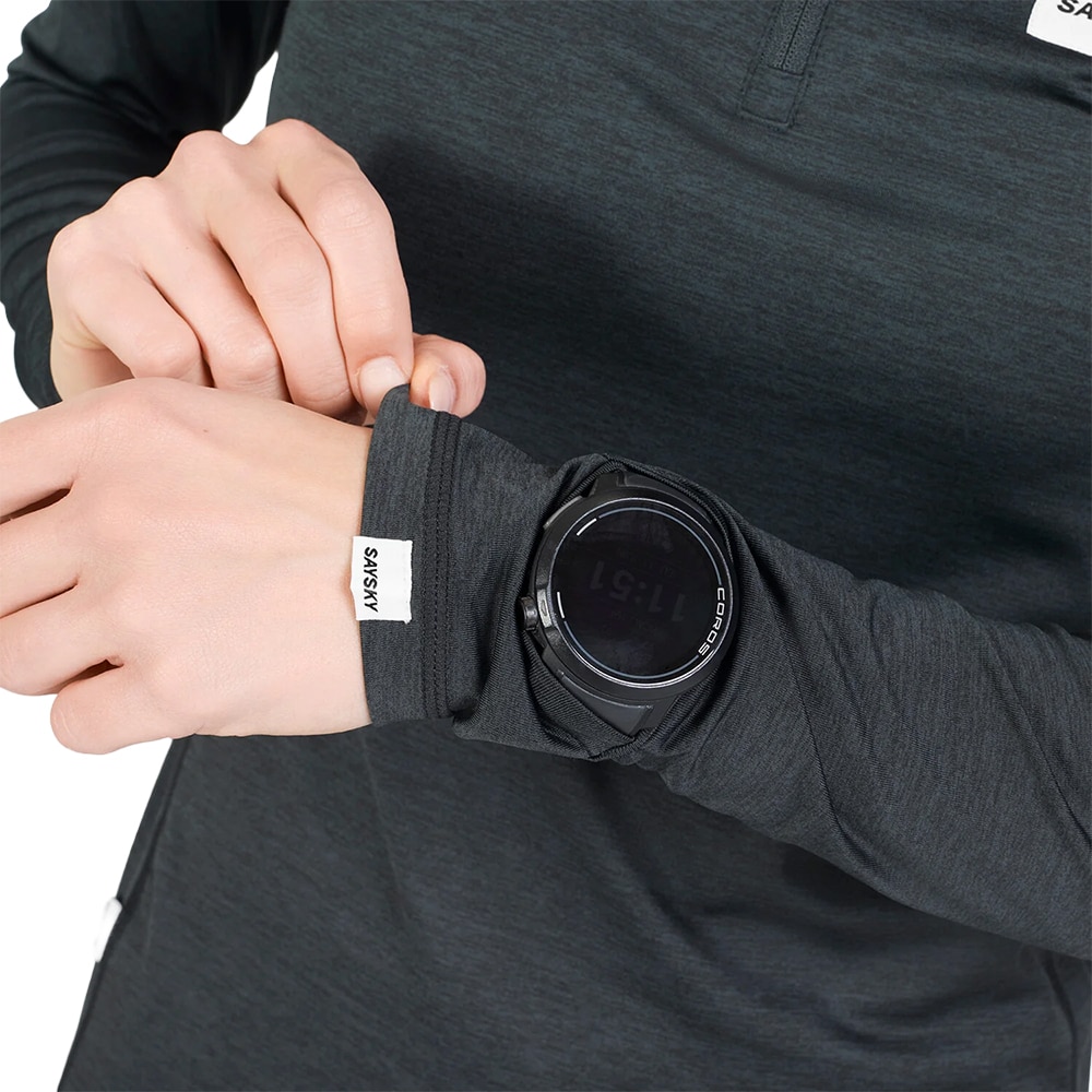 Saysky Tiger Pace Half Zip Langermet Trøye Dame Sort