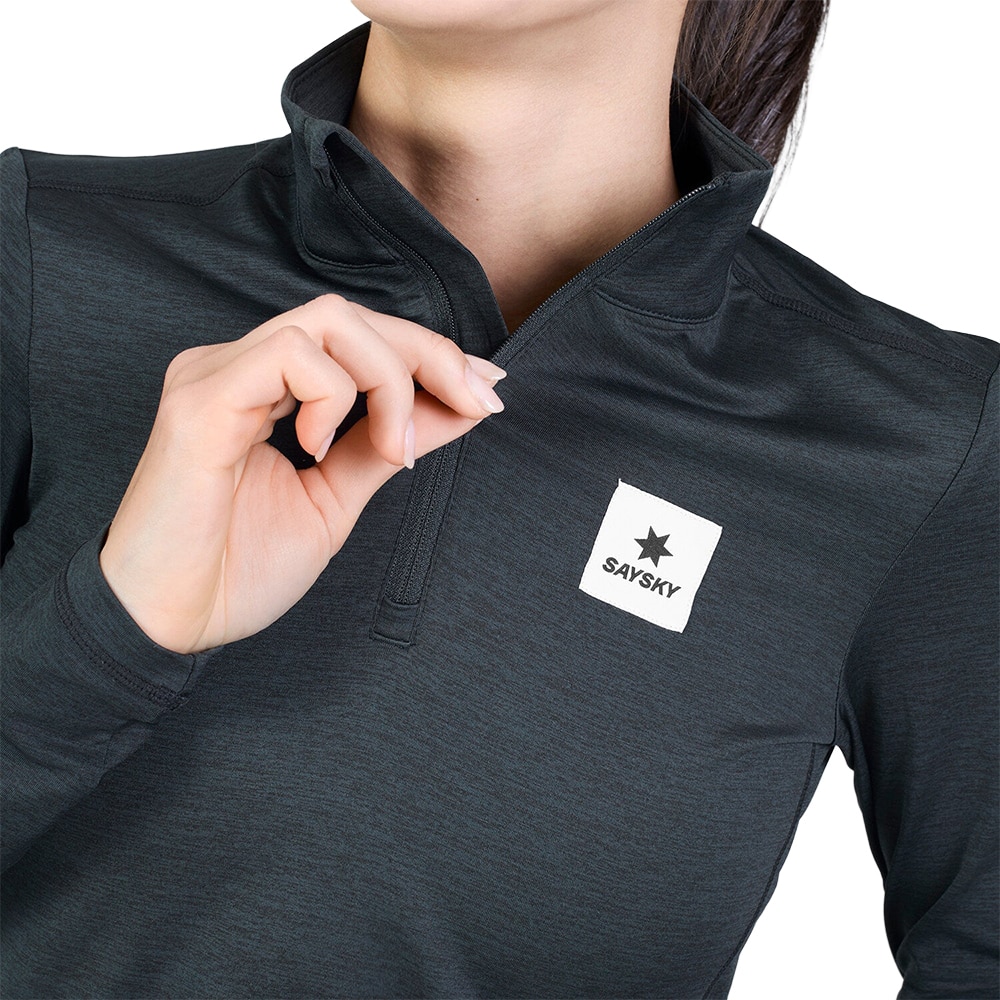 Saysky Tiger Pace Half Zip Langermet Trøye Dame Sort