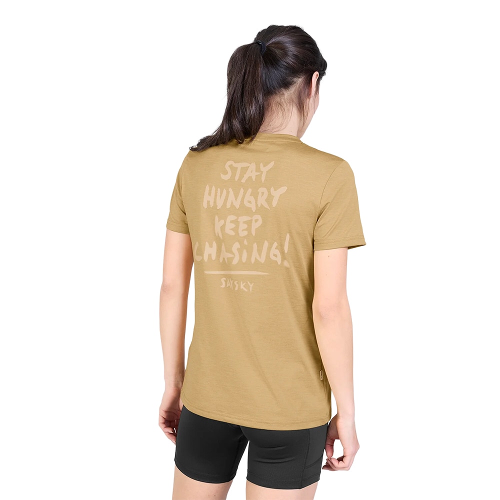 SAYSKY Tiger Clean Pace T-skjorte Dame Beige