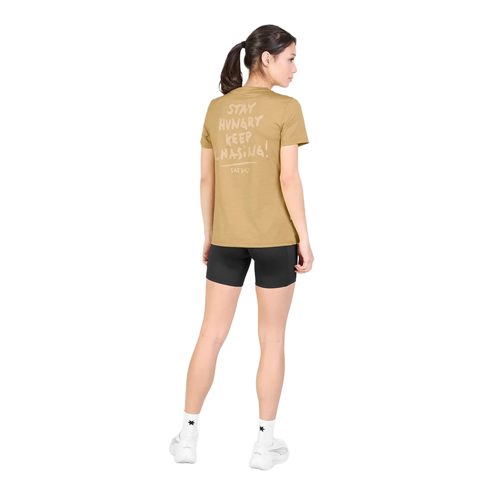 SAYSKY Tiger Clean Pace T-skjorte Dame Beige