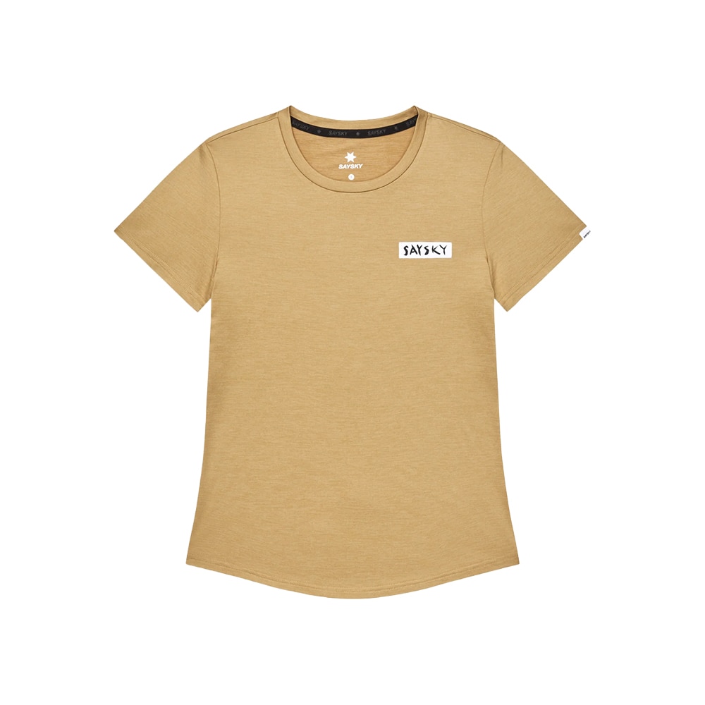SAYSKY Tiger Clean Pace T-skjorte Dame Beige