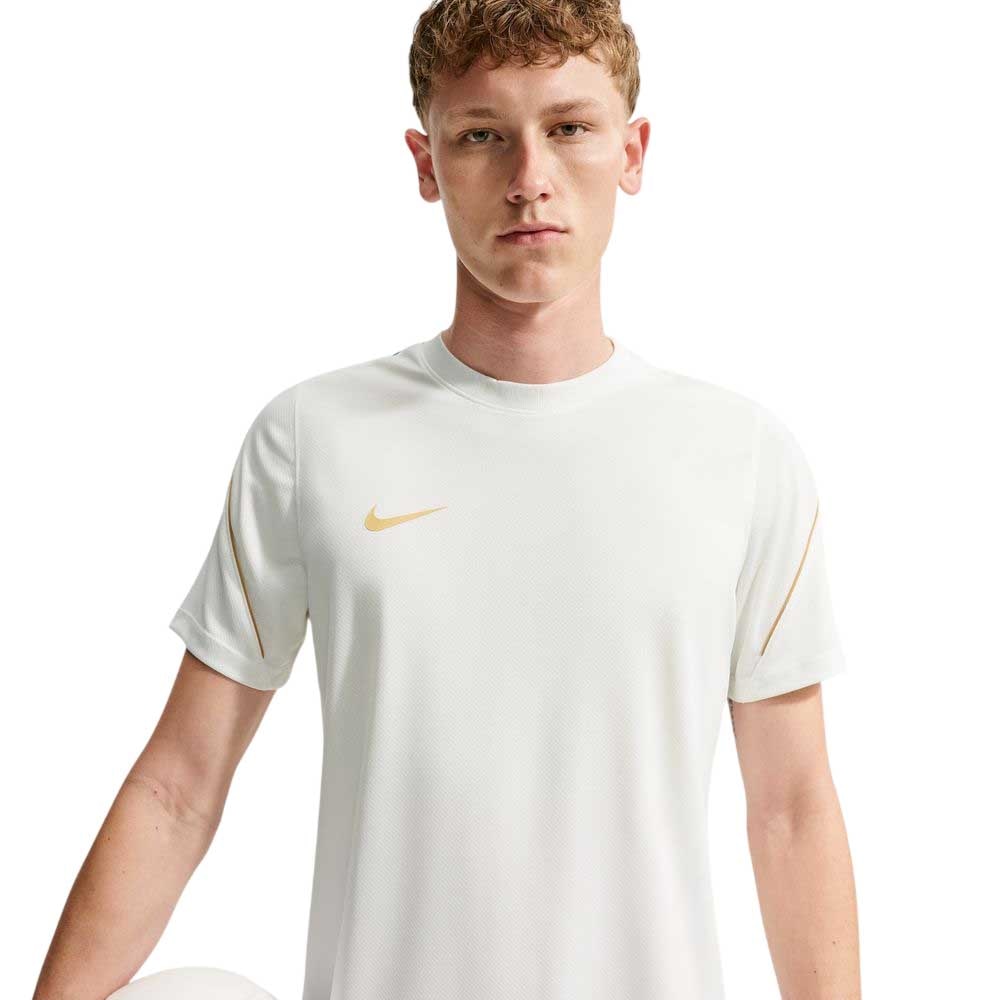 Nike Dri-FIT Strike Treningstrøye Hvit/Gull/Turkis