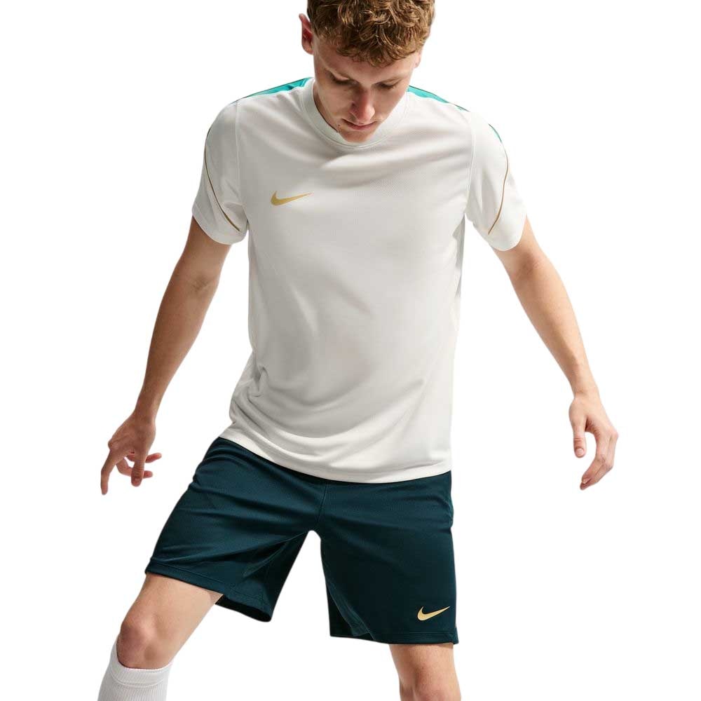 Nike Dri-FIT Strike Treningstrøye Hvit/Gull/Turkis