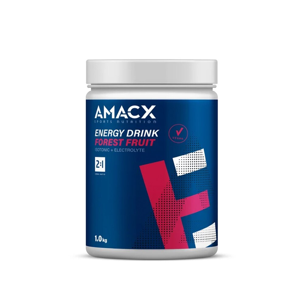 Amacx Energy Drink 1kg Sportsdrikk Skogsbær
