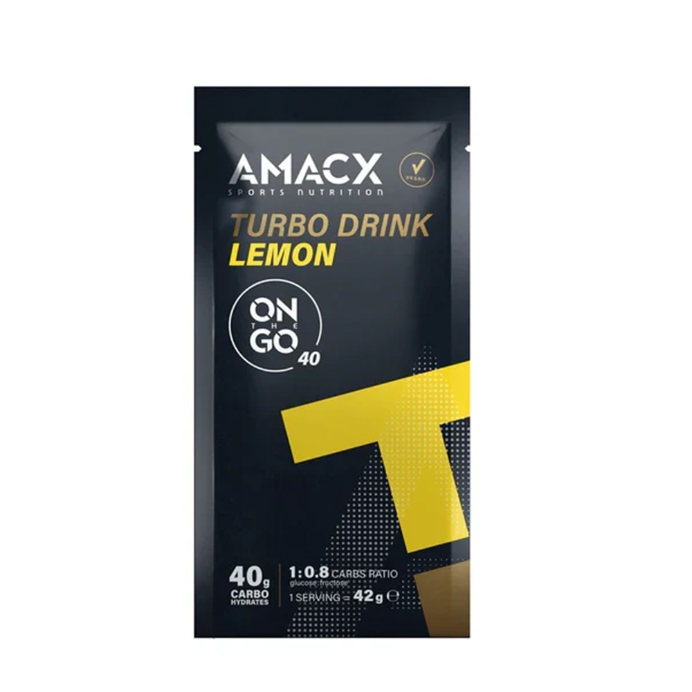 Amacx Turbo Drink On the Go 42g Sportsdrikk Sitron