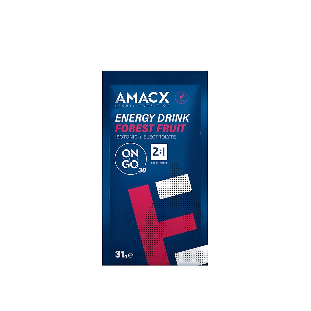 Amacx Energy Drink On The Go Sportsdrikk Skogsbær