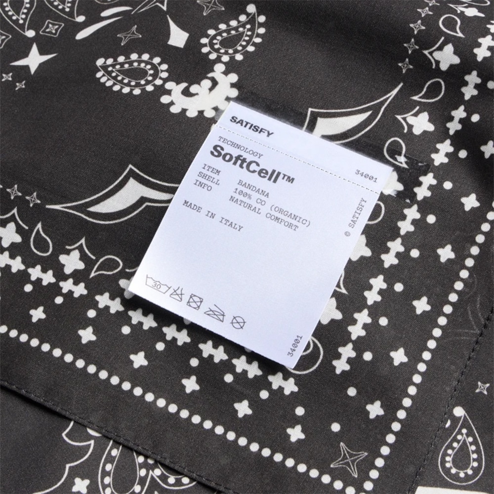 Satisfy SoftCell Bandana Sort/Hvit