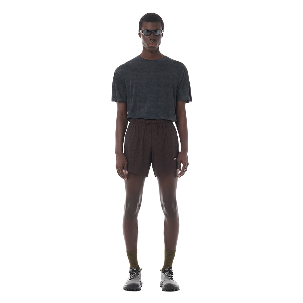 Satisfy Space-O 5 Løpeshorts Herre Brun