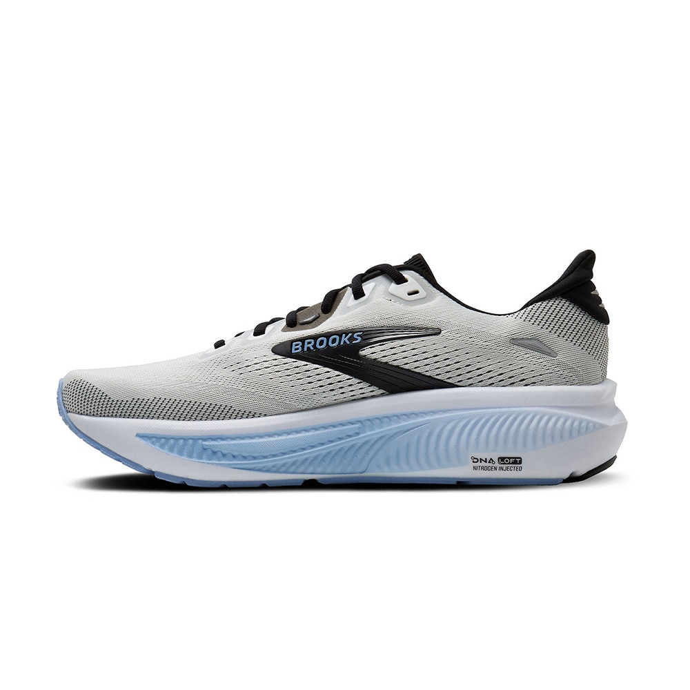 Brooks Ghost 18 Wide Løpesko Herre Beige/Blå