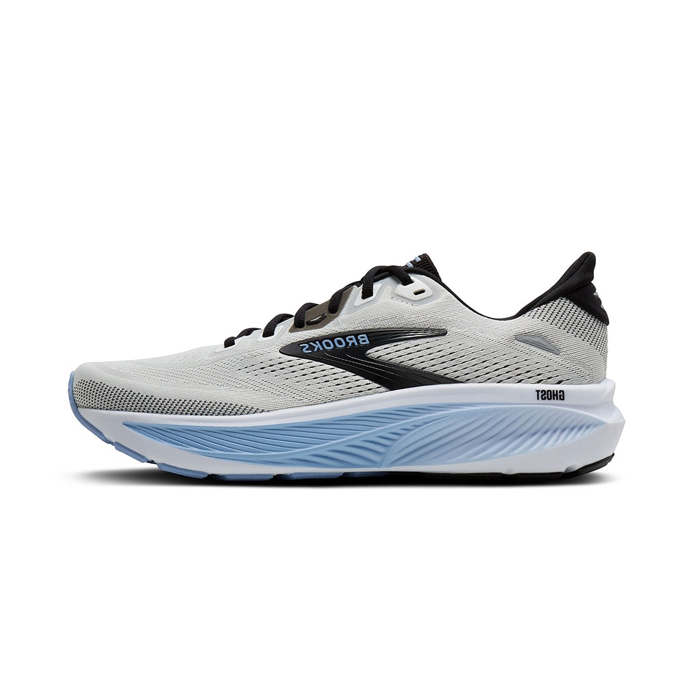 Brooks Ghost 18 Wide Løpesko Herre Beige/Blå