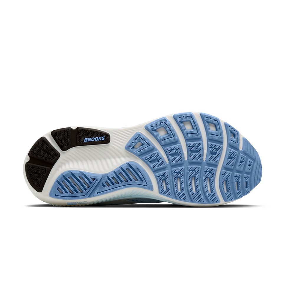 Brooks Ghost 18 Wide Løpesko Herre Beige/Blå