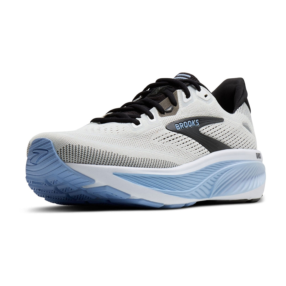 Brooks Ghost 18 Wide Løpesko Herre Beige/Blå