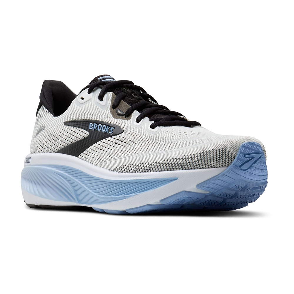 Brooks Ghost 18 Wide Løpesko Herre Beige/Blå