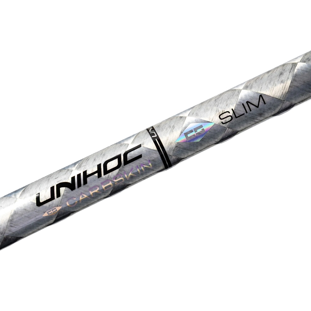 Unihoc Unilite Carbskin TI 26 Slim 100cm LEFT Innebandykølle Hvit/Sølv
