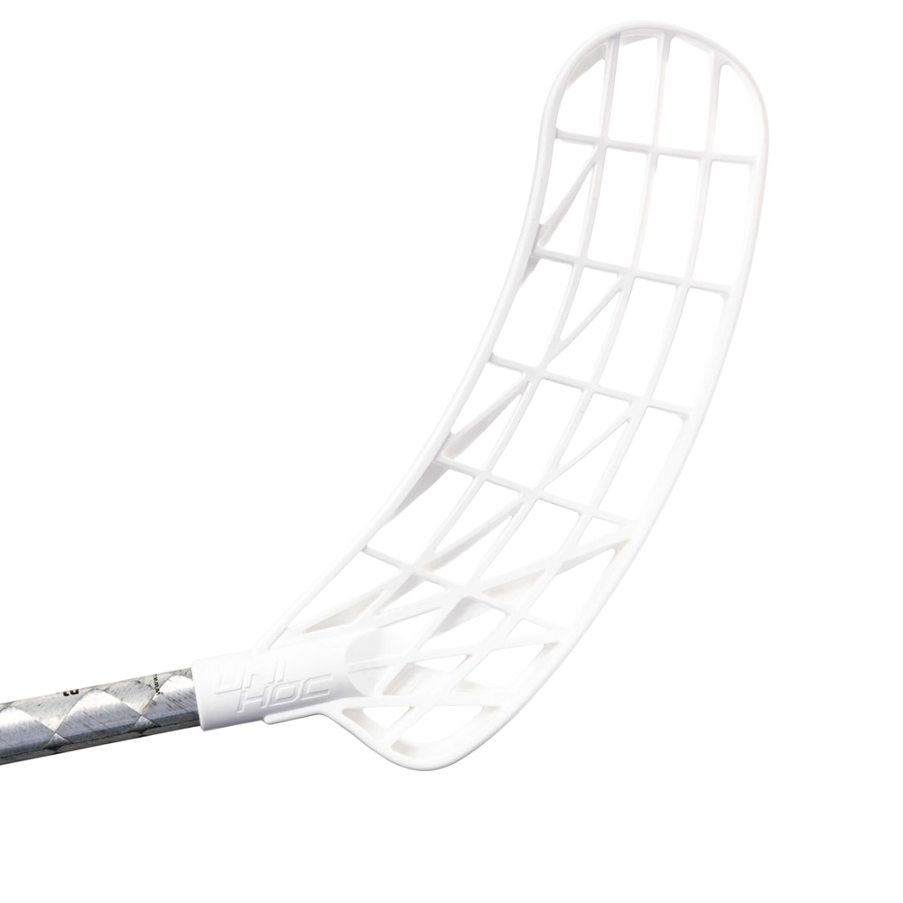 Unihoc Unilite Carbskin TI 26 Slim 100cm LEFT Innebandykølle Hvit/Sølv