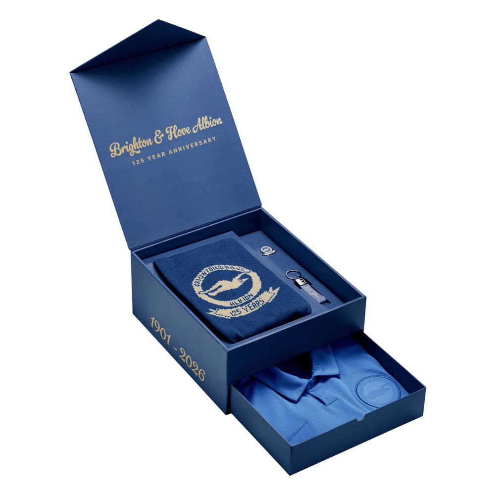 Official Product Brighton & Hove Albion 125-årsjubileum Eske m/drakt