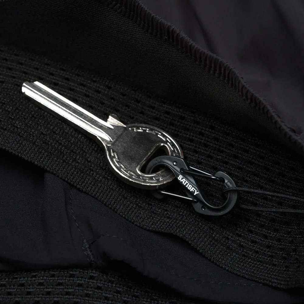 Satisfy TechSilk 8 Løpeshorts Herre Sort