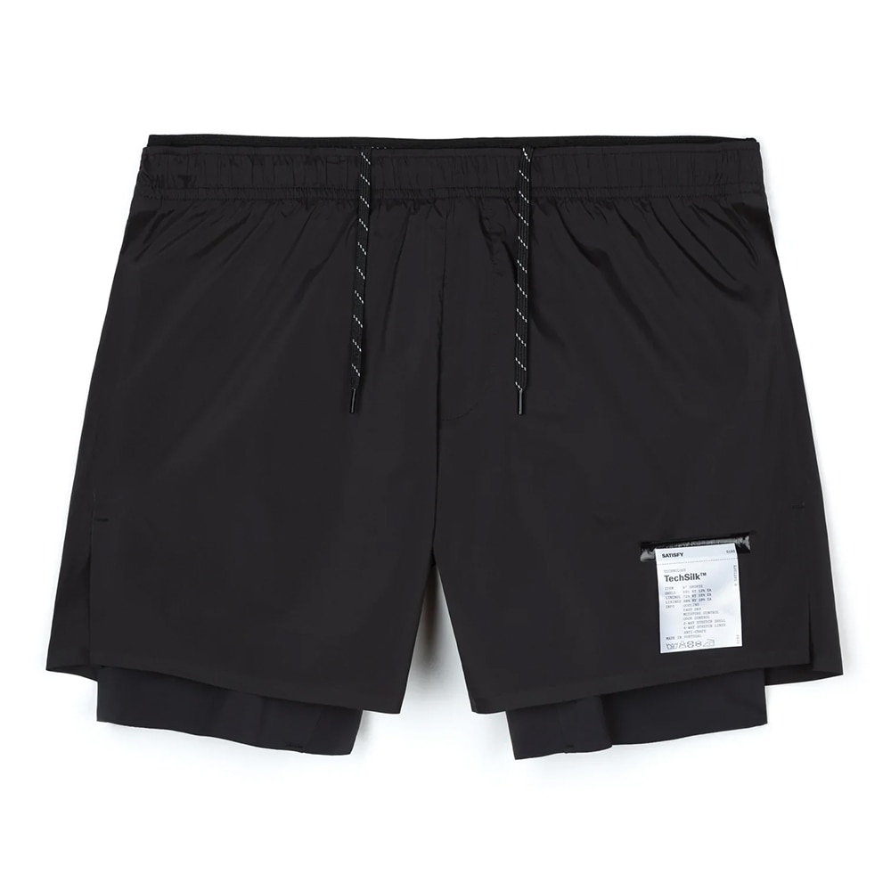 Satisfy TechSilk 8 Løpeshorts Herre Sort