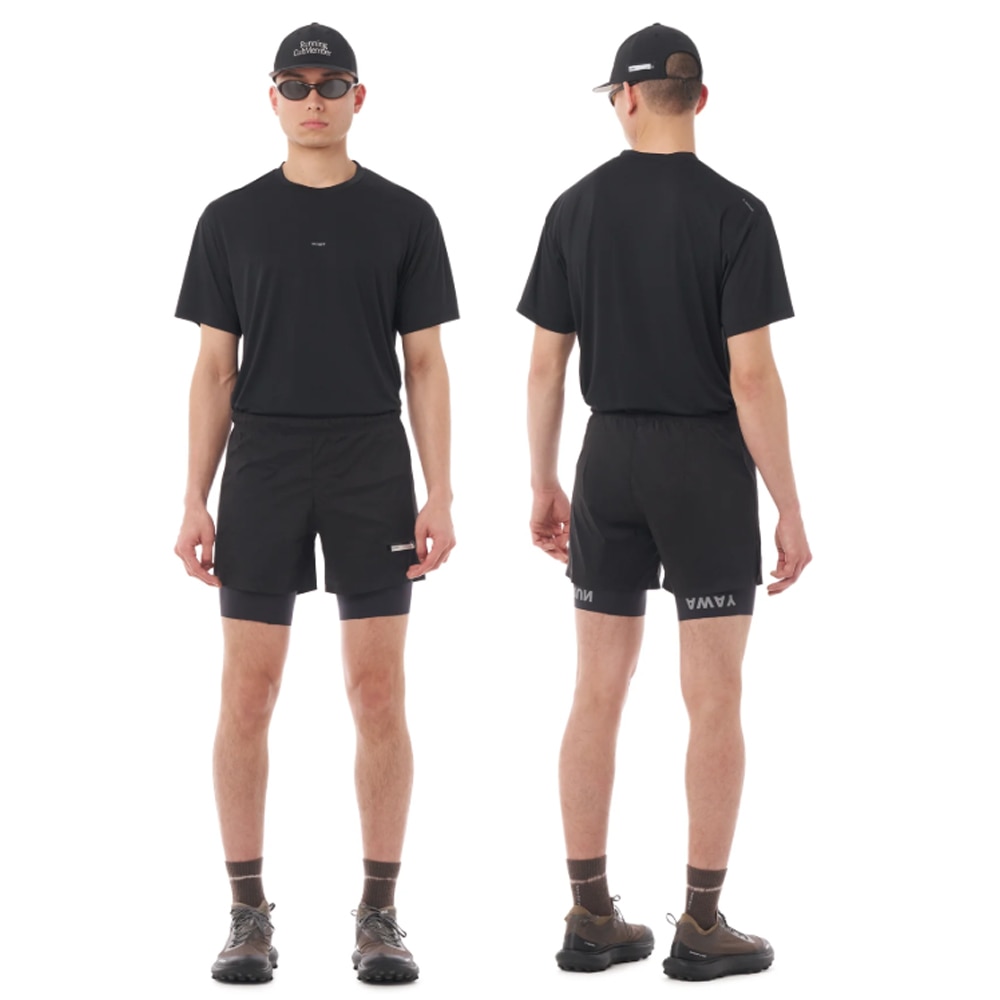Satisfy TechSilk 8 Løpeshorts Herre Sort