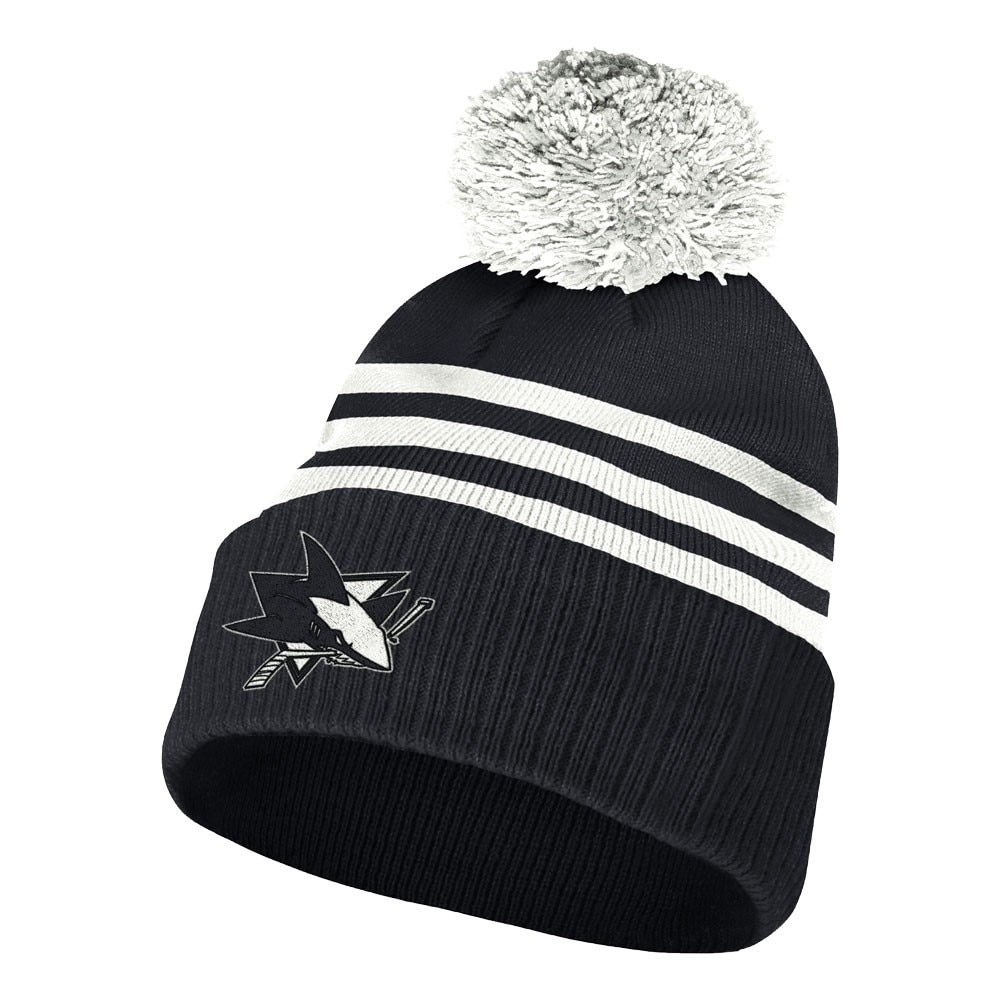 Adidas NHL 3-Stripe Cuffed Lue San Jose Sharks