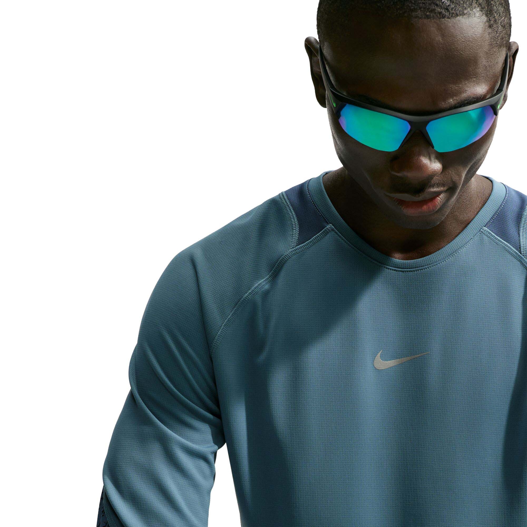 Nike Dri-FIT Stride Winterized Langermet Trøye Herre Blå