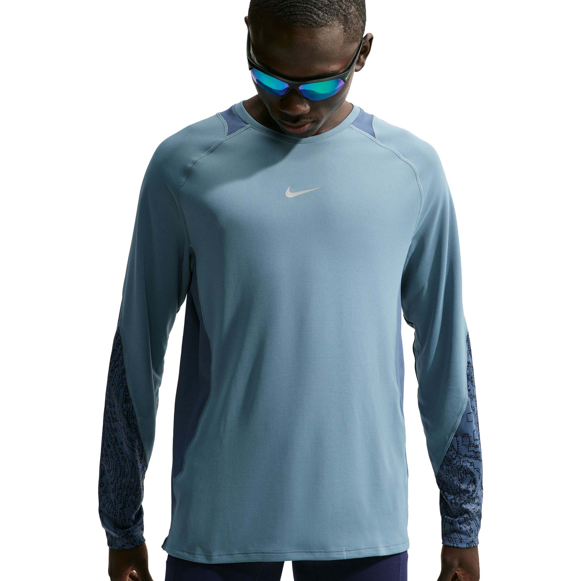 Nike Dri-FIT Stride Winterized Langermet Trøye Herre Blå