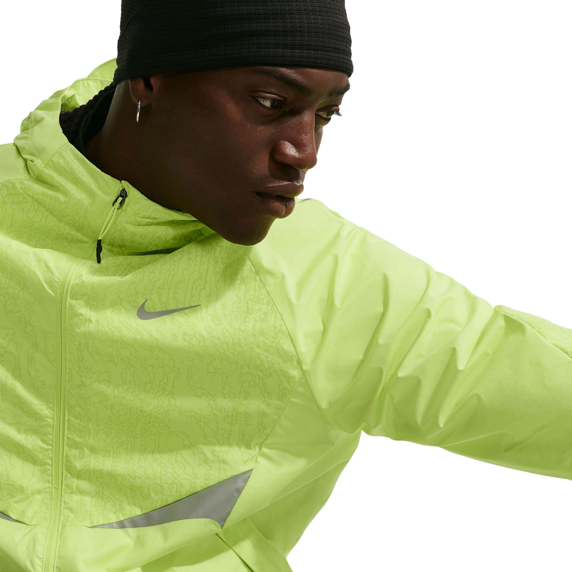 Nike Stride Therma-FIT Repel Winterized Løpejakke Herre Gul