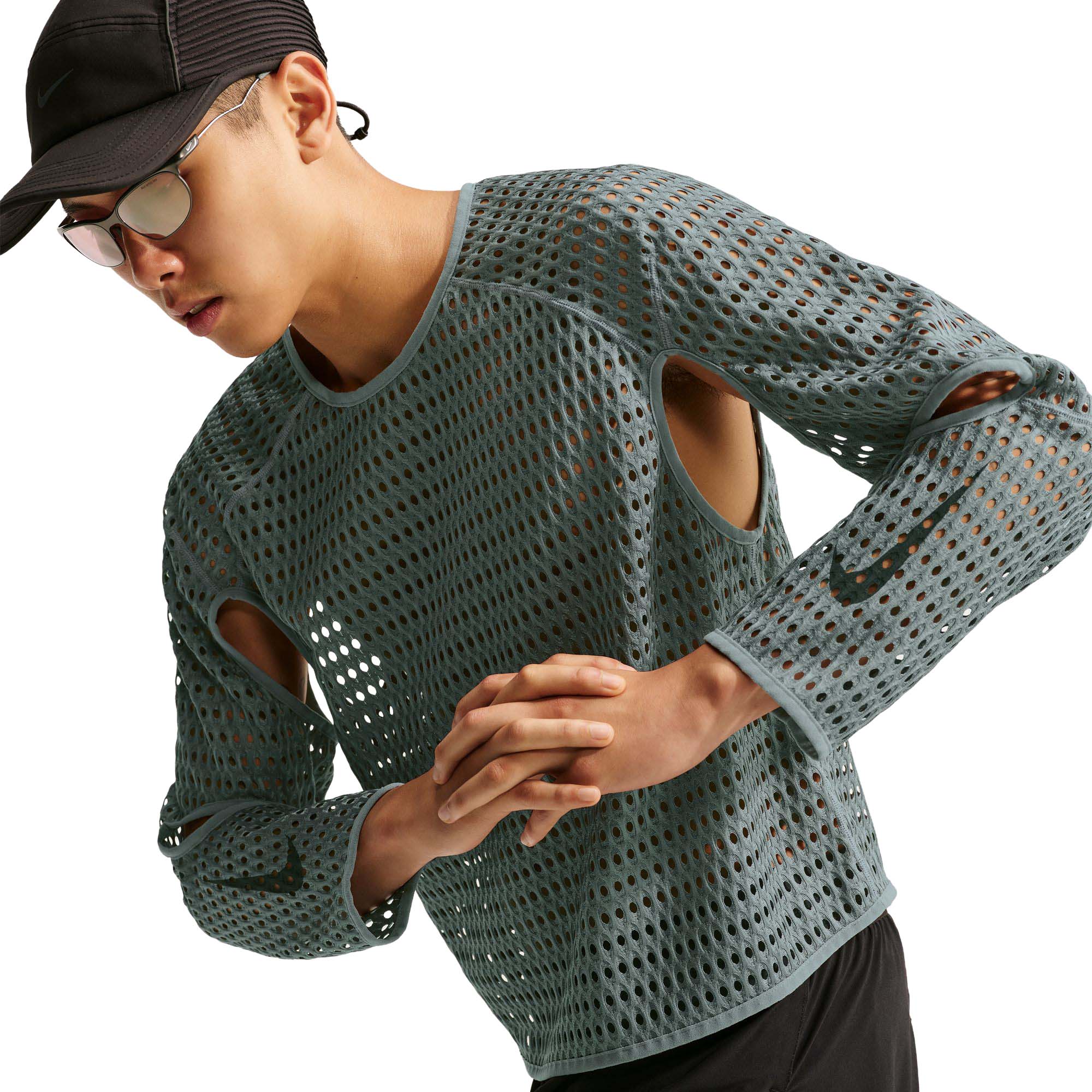 Nike Radical AirFlow Langermet Trøye Herre Grå